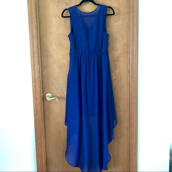 Blue High Low Dress Bisou Bisou - Picture 2 of 5